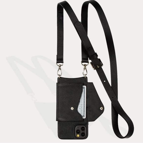 Hailey Folio Pebble Leather Crossbody Bandolier - Picture 9 of 12